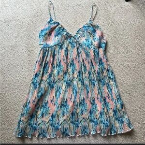 Abercrombie & Fitch Multicolor Plisse Dress